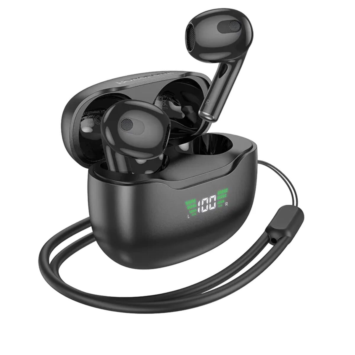 Бездротові навушники BOROFONE BW40 Gratified true wireless BT5.3 headset 250mAh Black Star (BW40BS)