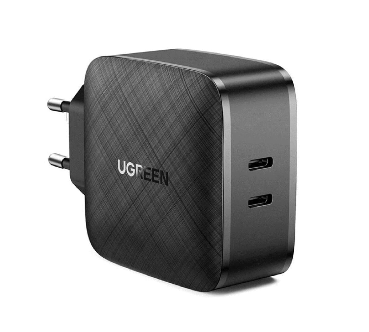 Зарядное устройство UGREEN CD216 2xType-C PD Fast Charger EU 66W 3A Black (UGR-70867)