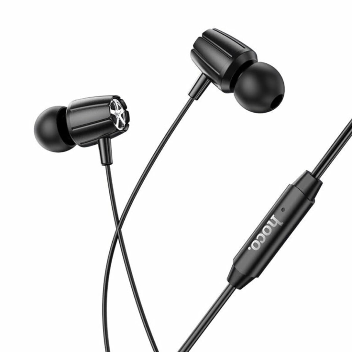 Провідні навушники HOCO M88 Graceful universal earphones with mic 1.2m 3.5mm Black