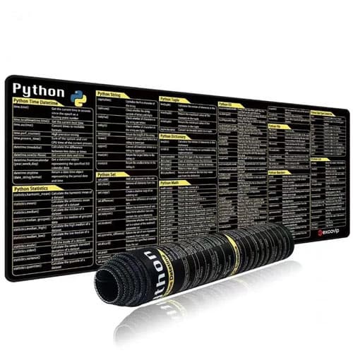 Игровая поверхность коврик для мышки 800x300x2 справочник Excovip Python Black (1129516)