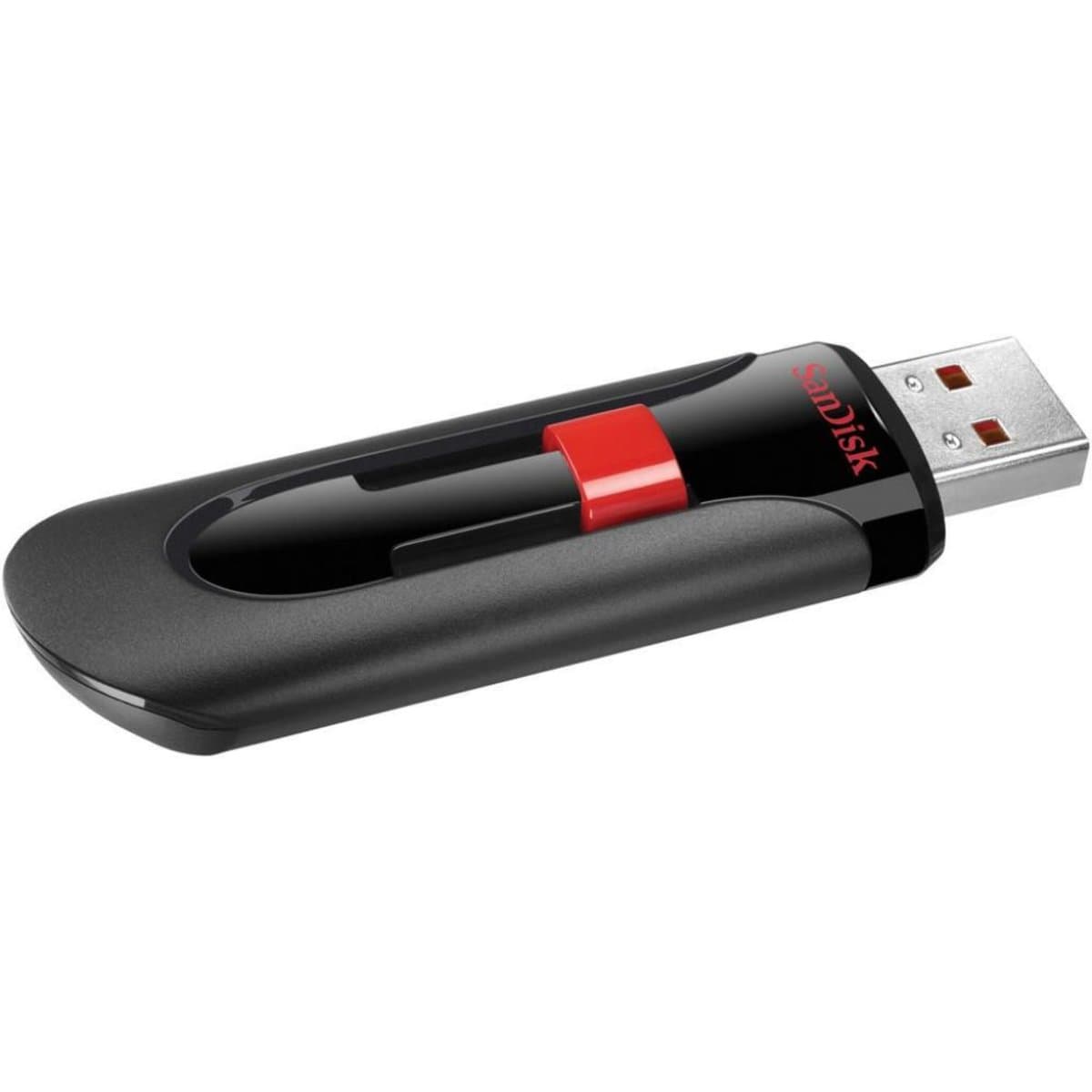 Флеш пам'ять флешка SanDisk Cruzer Glide 256Gb USB 2.0 Black-Red (SDCZ60-256G-B35)