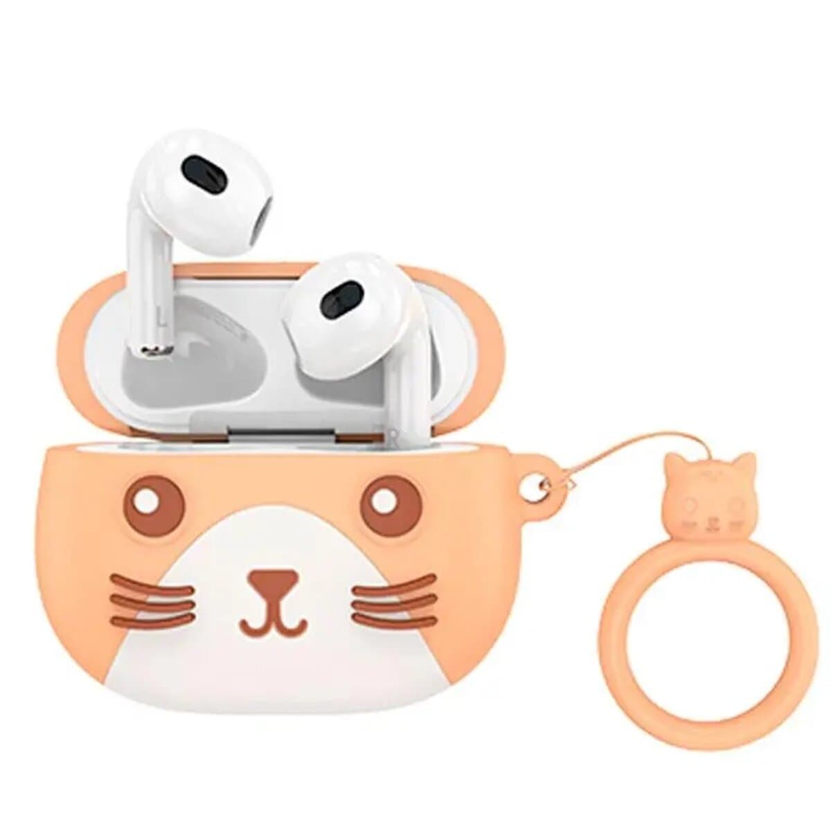 Беспроводные наушники HOCO EW46 True wireless stereo headset TWS BT5.3 300mAh Khaki Cat