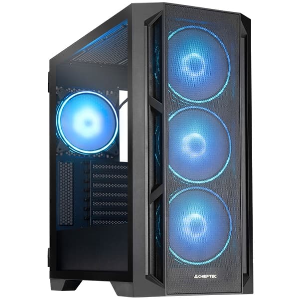 Корпус для комп'ютера Chieftec APEX LUMO GA-01B-L-OP 4x140mm A-RGB USB-C E-ATX без БЖ Black (GA-01B-L-OP)