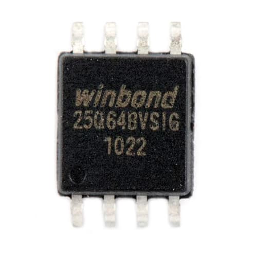 Чип флеш-память W25Q64 W25Q64BVSIG SOP8 64Мб Flash SPI (312603)