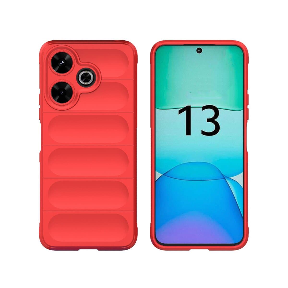 Защитный чехол-накладка Cosmic Magic Shield для Xiaomi Redmi 13 4G China Red (MagicShXi134GRed)