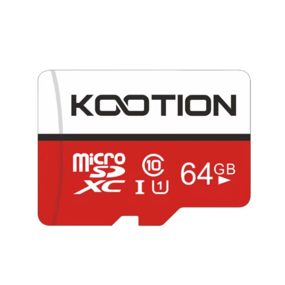 Карта пам'яті Kootion 64Gb microSDXC UHS-1 class 10 adapter SD (TF-64G-U1)