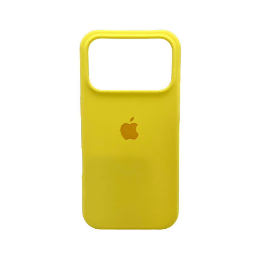 Защитный чехол-накладка Silicone Full Case AA Open Cam для Apple iPhone 17 Pro Yellow (FullOpeAAi17P-4)