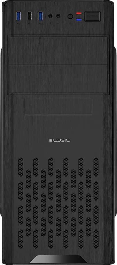 Корпус для комп'ютера LogicConcept L2 USB 3.0x2+2.0x1 BLACK без БЖ Black (ATXAT-L002-10-0000000-0002)