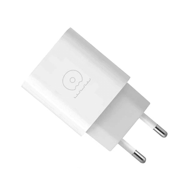 Зарядное устройство с кабелем WUW T81L PD 20W USB C fast charger Type-C to Lightning cable White