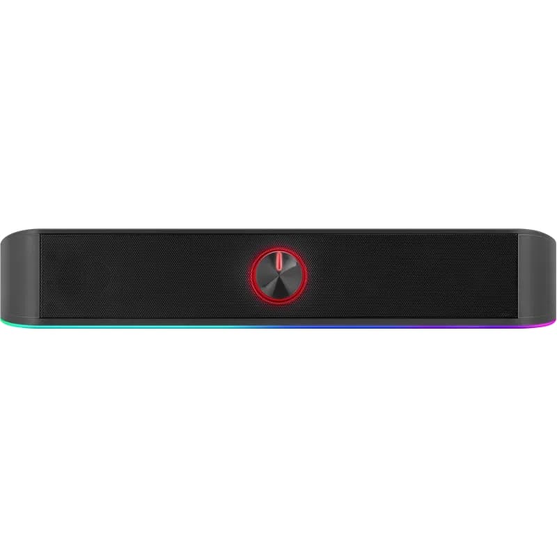 Комп'ютерна колонка саундбар Defender Z10 2.0 6Вт Bluetooth/USB LED Black (65123)