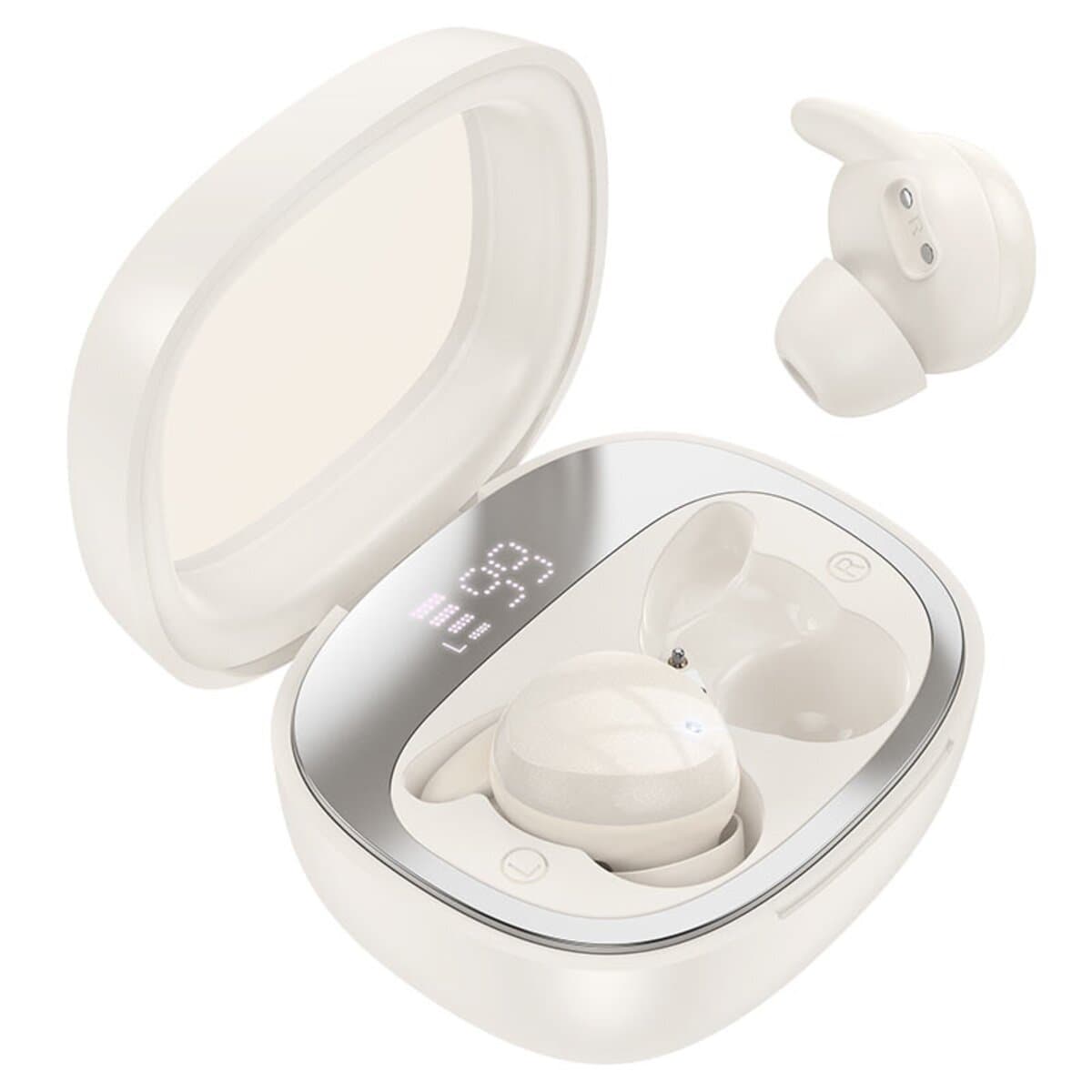 Бездротові навушники HOCO EW65 Shadow true wireless sleep BT5.3 headset 500 mAh White