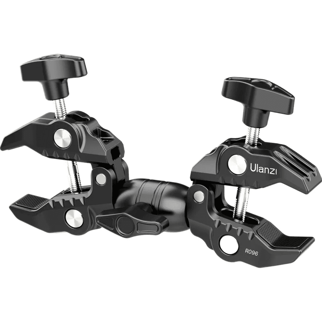 Шарнірне кріплення краб для камери Ulanzi R096 Double Super Clamp Black (2870)