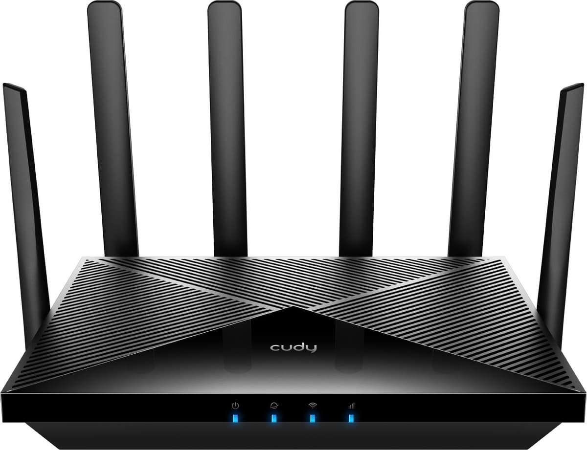 Маршрутизатор роутер Cudy LT18 AX1800 Wi-Fi 6 Mesh 4G Cat18 Gigabit Router 2.4 ГГц/5 ГГц Black (LT18_EU)