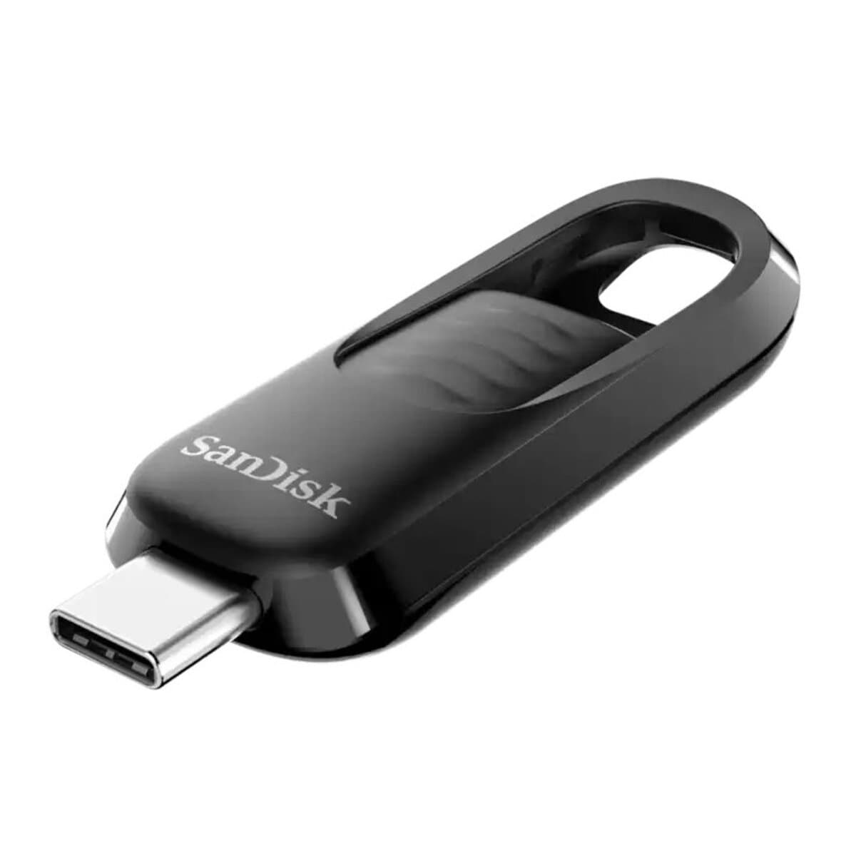 Флеш пам'ять флешка SanDisk Ultra Slider 32Gb USB 3.2 Gen1 Type-C 300 Mb/s Black (SDCZ480-032G-G46)