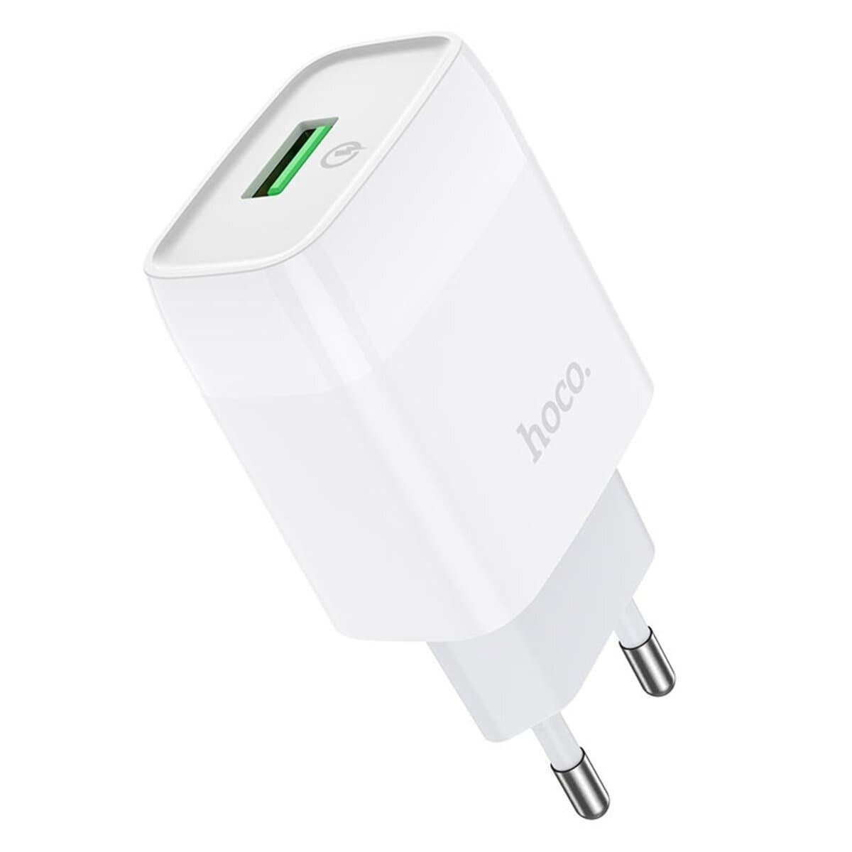 Зарядний пристрій HOCO C72Q Glorious single port QC3.0 charger 18W 1xUSB White