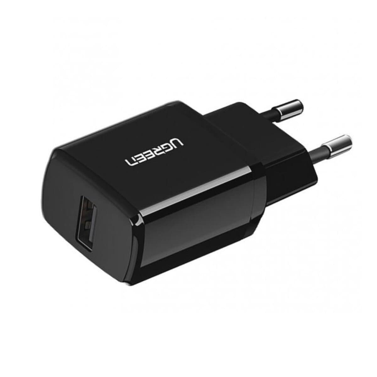 Зарядное устройство UGREEN ED011 USB Wall Charger 2.1A Black (UGR-50459)