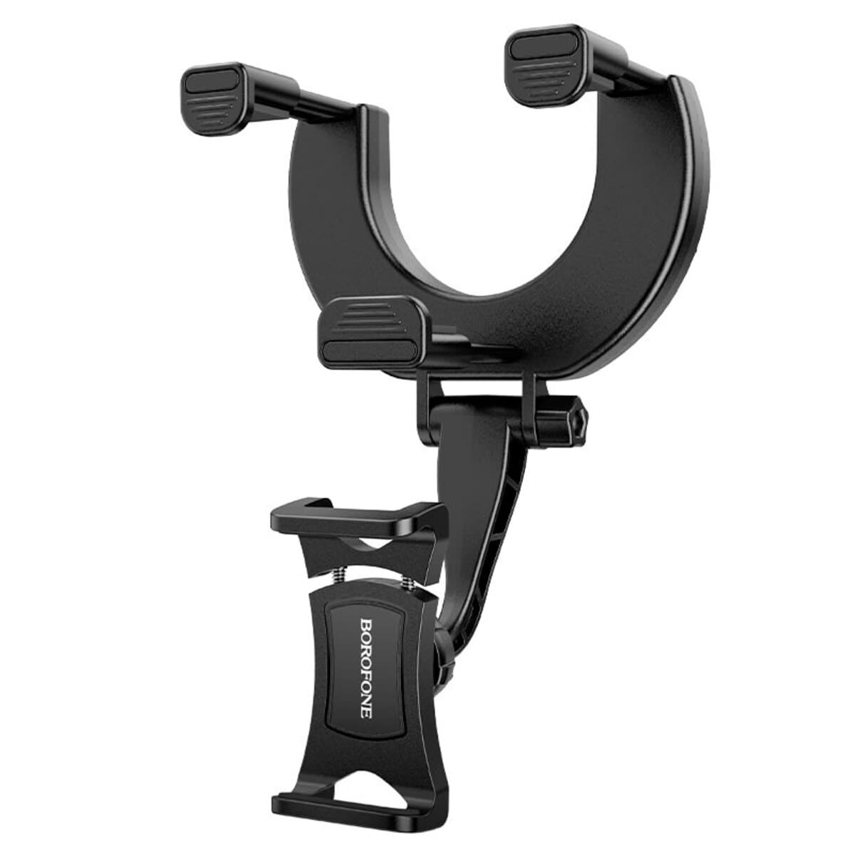 Тримач для телефону автотримач BOROFONE BH49 Roller rearview mirror car holder Black (BH49B)