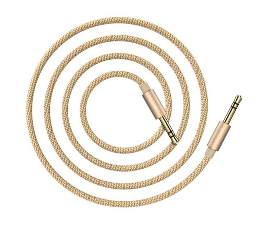 Аудіо-кабель BOROFONE BL3 Audiolink AUX 3.5mm 1m Gold (BL3GD1)