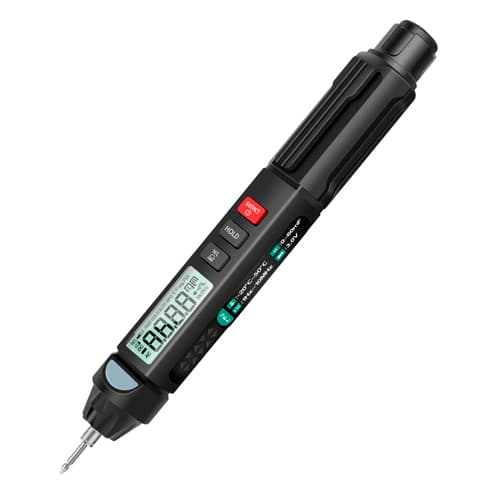 Цифровий мультиметр ручка ANENG A3007 автовибір TRUE RMS NCV 5999 відліків Black (710024)