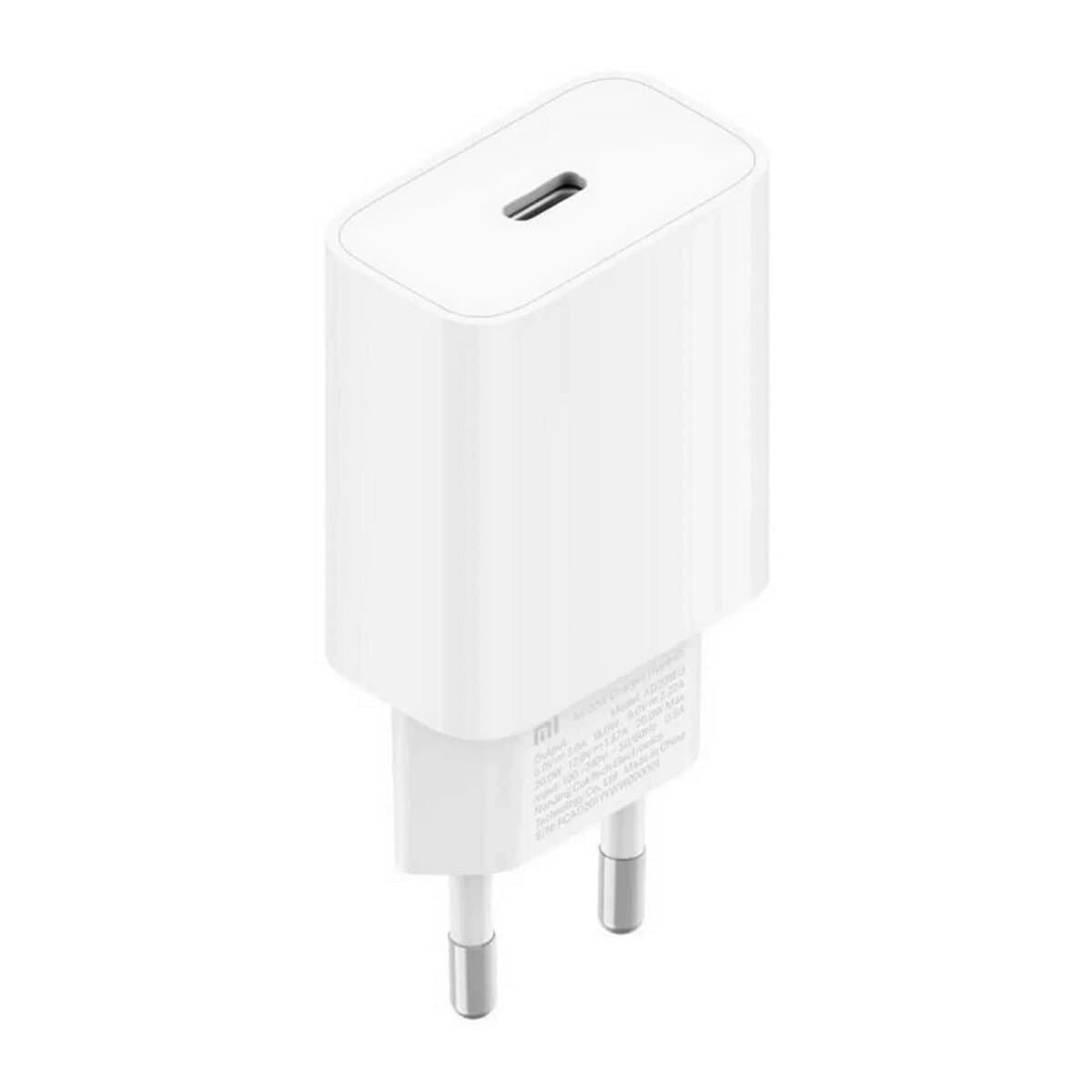 Зарядний пристрій Xiaomi Mi 20W Charger Type-C EU 5В 3А White (BHR4927GL)