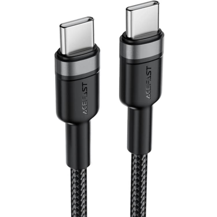 Кабель Acefast C22-03 USB 2.0 Type-C M-M 1.2м 60W aluminum alloy Black
