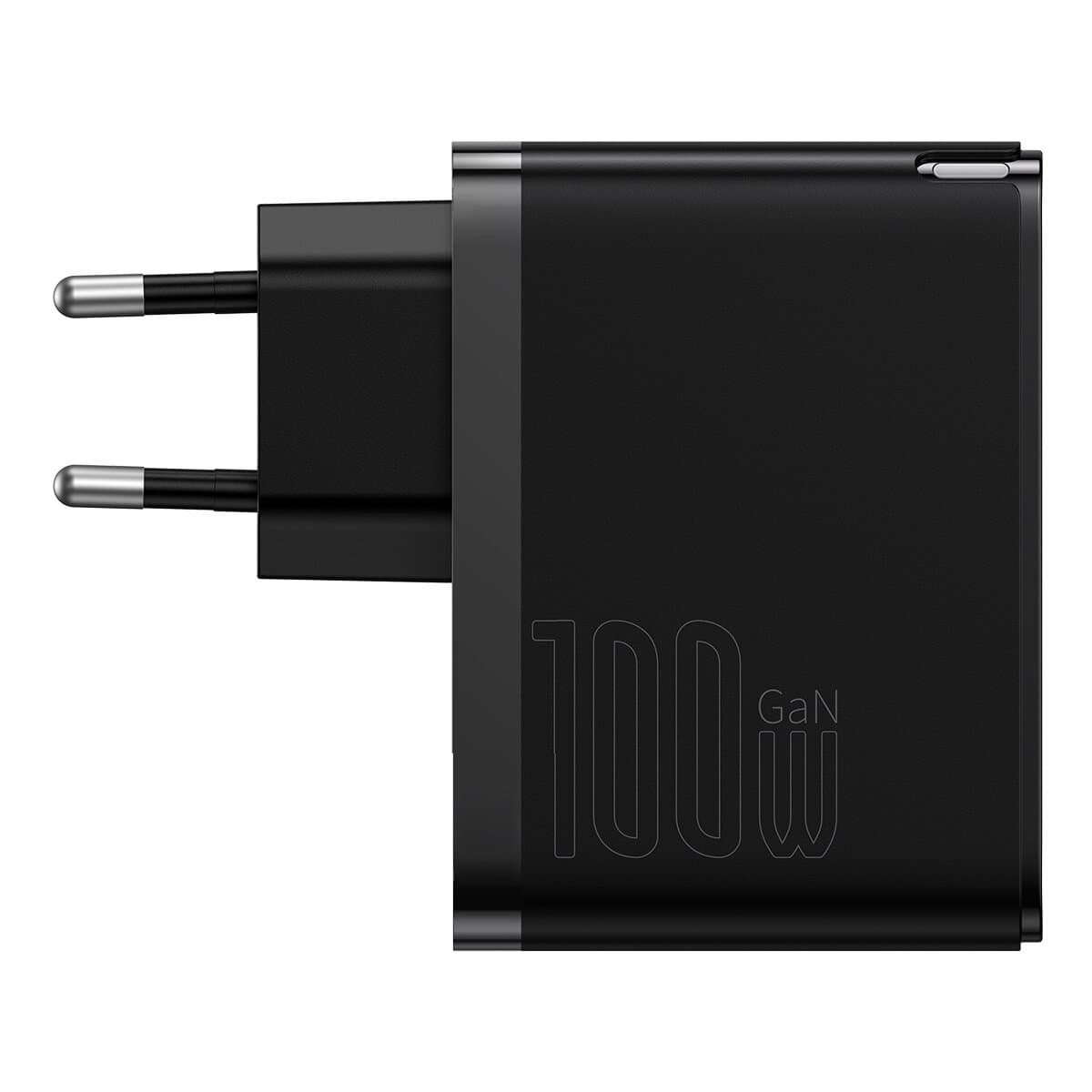 Зарядний пристрій Baseus GaN3 Pro Fast Charger Type-C+USB 100W Cable Type-C to Type-C 100W 20V/5A 1m Black (CCGP090201)