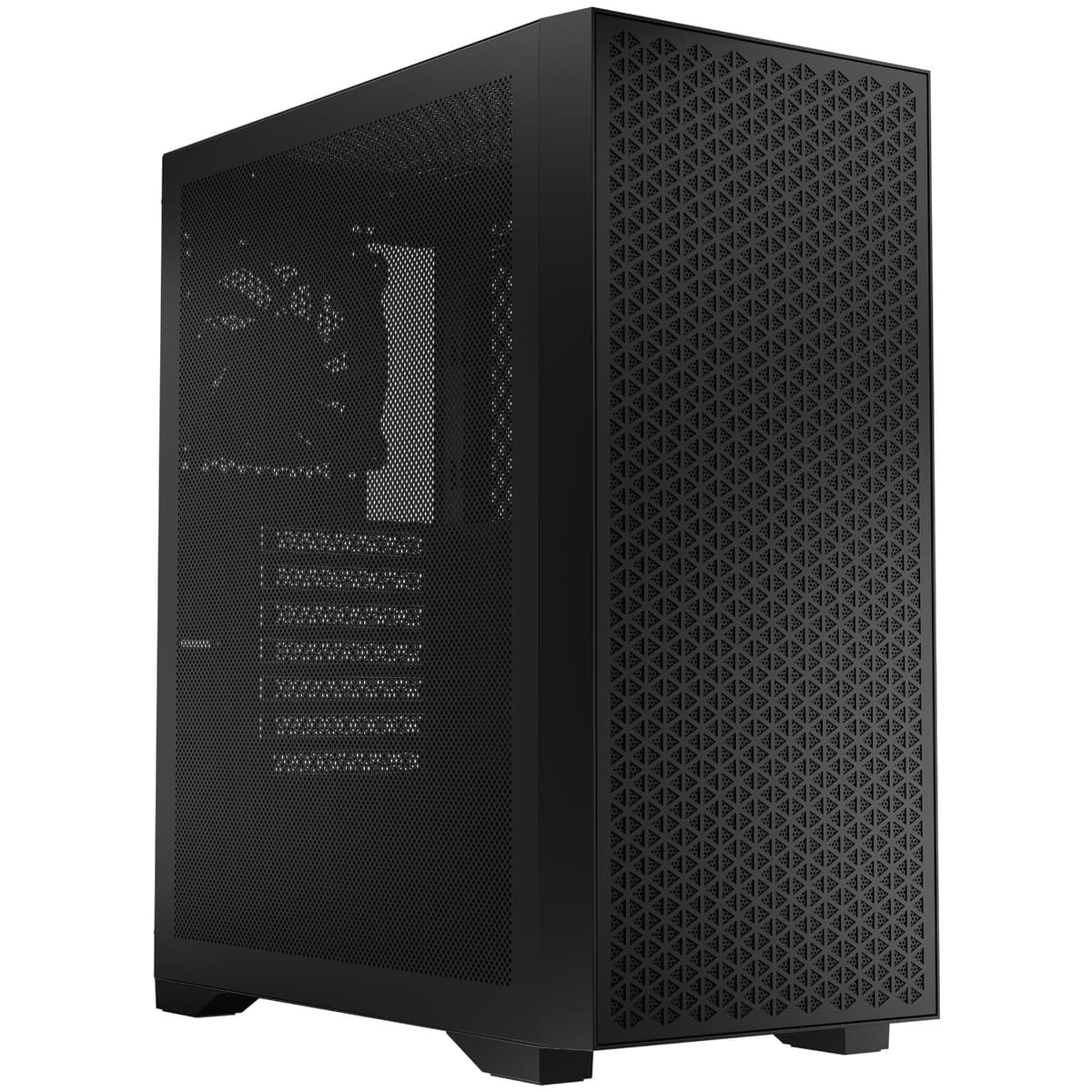 Корпус для комп'ютера LogicConcept DART PRO MIDI MESH fans 4x120mm без БЖ ATX Black (AT-DART-PRO-0000-10)