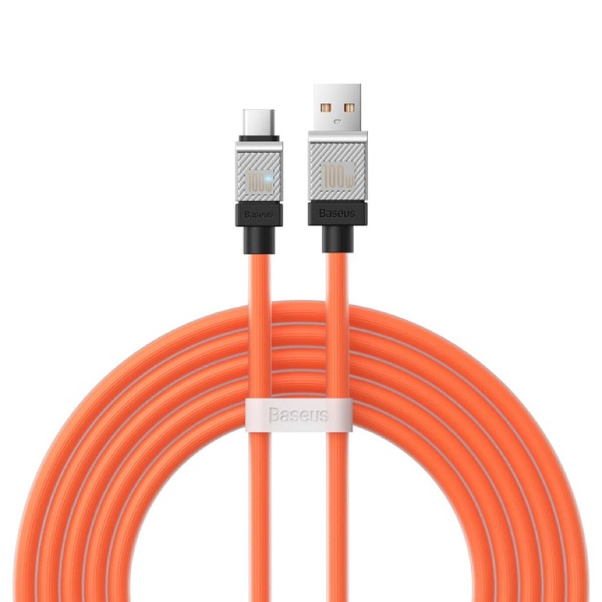 Кабель Baseus CoolPlay Series Fast Charging Cable USB to Type-C 100W 2m Orange (CAKW000707)