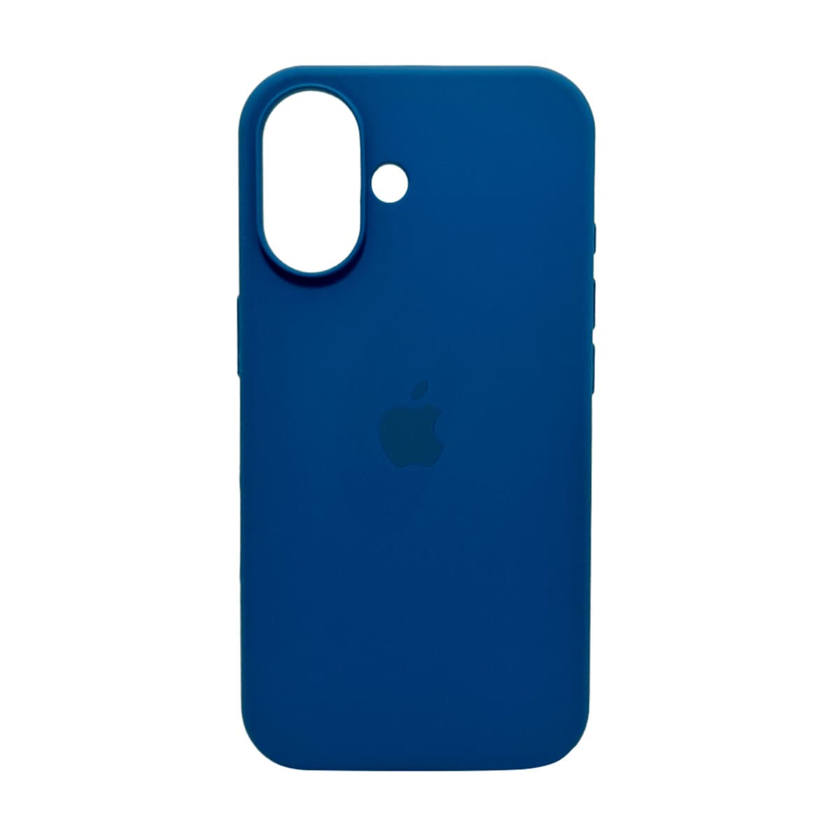 Защитный чехол-накладка Silicone Full Case AA Open Cam для Apple iPhone 16 Blue (FullOpenAAi16-16)