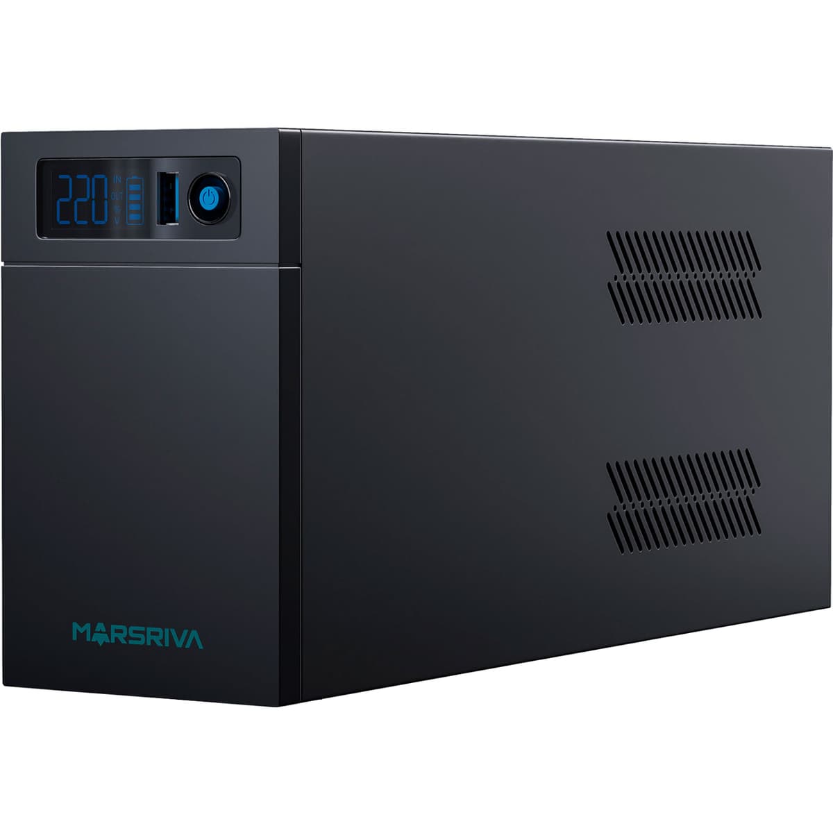 Джерело безперебійного живлення ДБЖ Marsriva MR-UF1200L 1200ВА/950W Line-Interactive LED version з літієвою батареєю Black (MR-UF1200L)