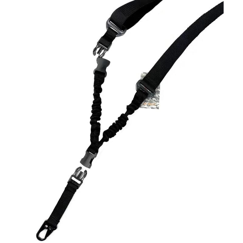 Ремень для АК LeRoy одноточечный полиамидный с быстрым сбросом Black (LE2148)