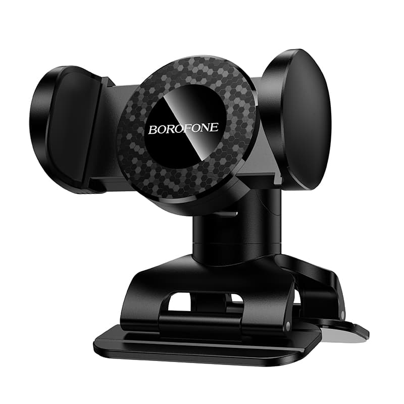 Тримач для телефону автотримач BOROFONE BH142 Support pull clip car holder center console Black