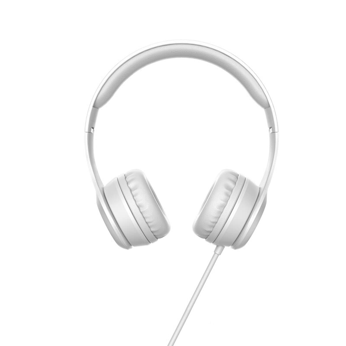 Проводные наушники HOCO W21 Graceful charm wire control headphones 3.5мм Grey