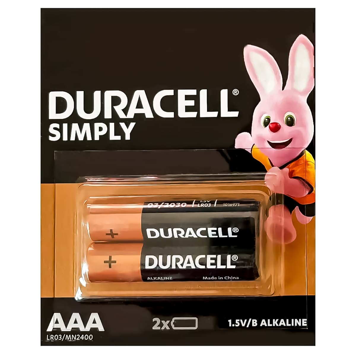 Батарейка DURACELL LR03 AAA MN2400 2 шт (157185)