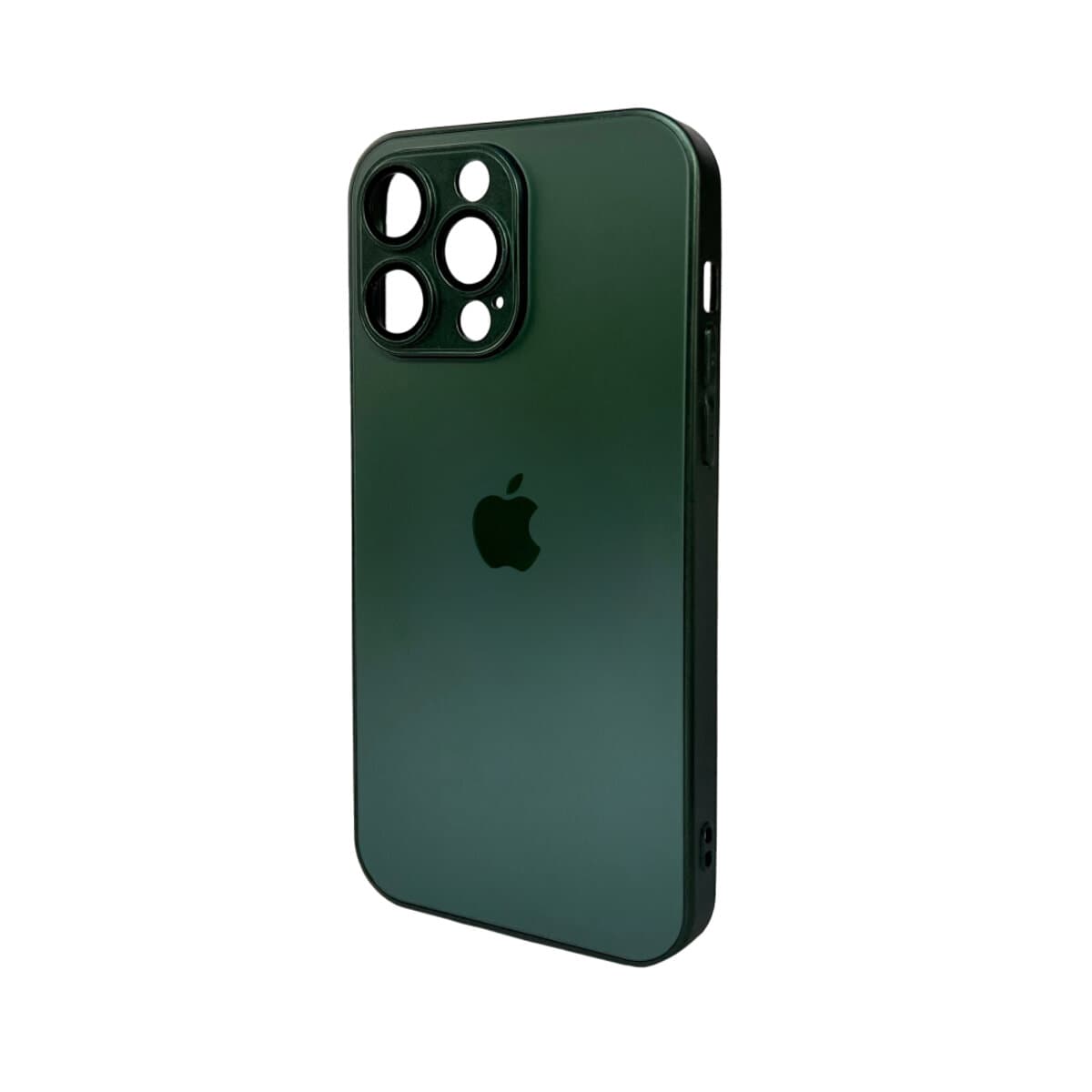 Защитный чехол-накладка AG Glass Matt Frame Color Logo для Apple iPhone 14 Pro Max Cangling Green (AGMattFrameiP14PMGreen)