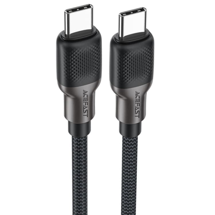 Кабель USB 2.0 Acefast C10-03 Type-C to Type-C 1.2 м 3A silicone braid Black