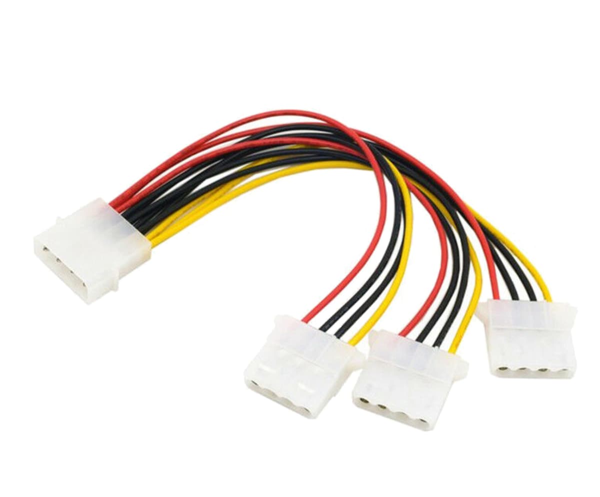 Кабель живлення S0450 Molex - 3xMolex MF 20см
