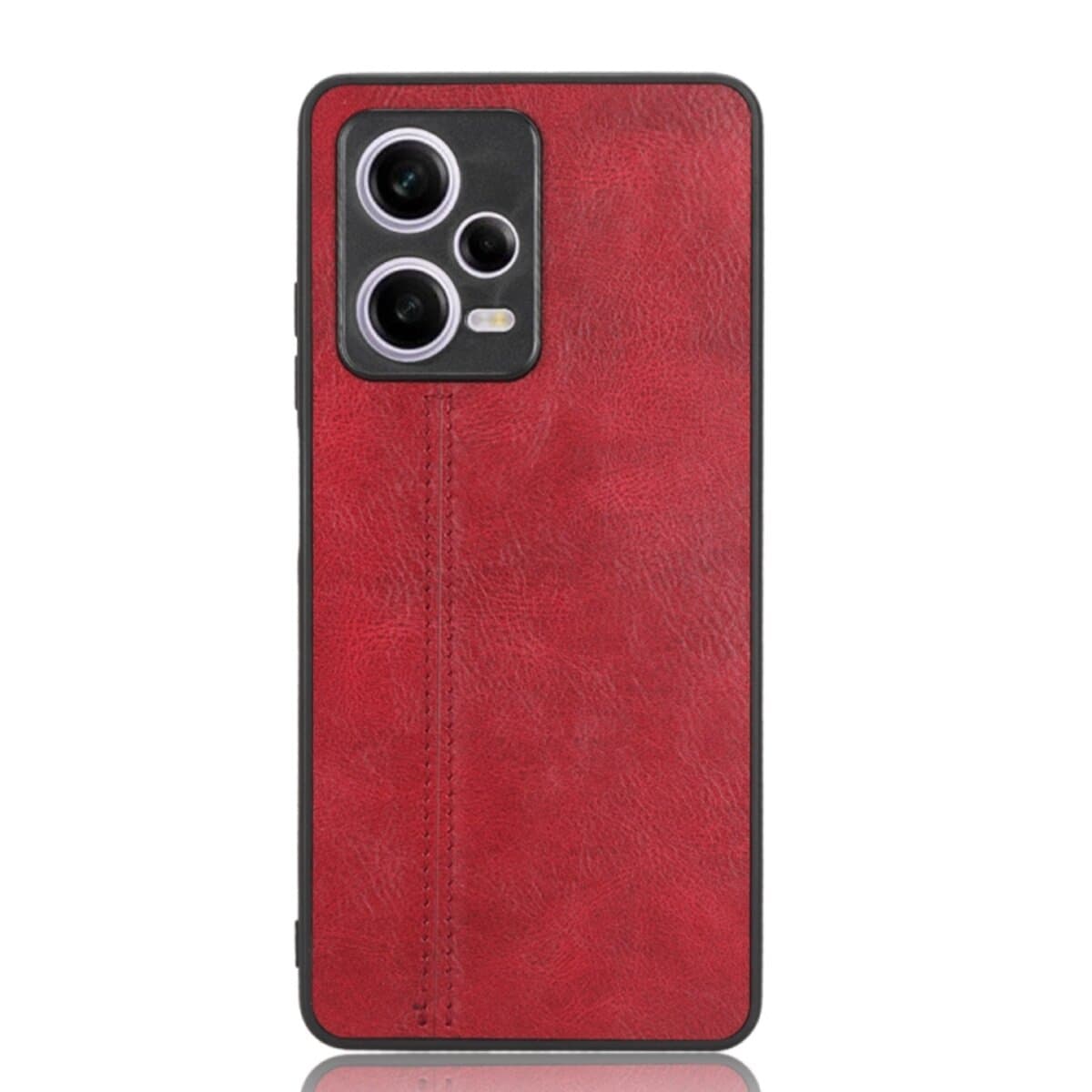 Захисний чохол-накладка Cosmiс Leather Case для Xiaomi Redmi Note 12 Pro 5G Red (CoLeathXRN12P5GRed)