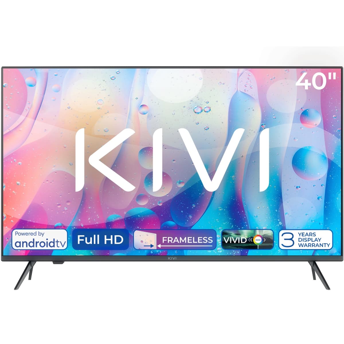 Смарт-телевізор TV Kivi 40F760QB 40'' FHD Android T2 Black (40F760QB)