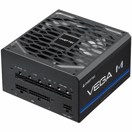 Блок живлення для комп'ютера Chieftec VEGA M PPG-1000-C 1000W ATX 3.1 135mm 80+ Gold Fully modular Retail Black (PPG-1000-C)