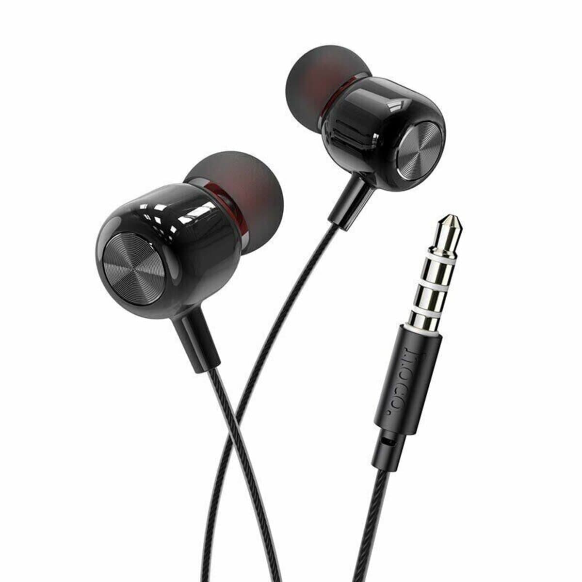 Провідні навушники HOCO M87 String wired earphones with with microphone 1.2м 3.5мм Black