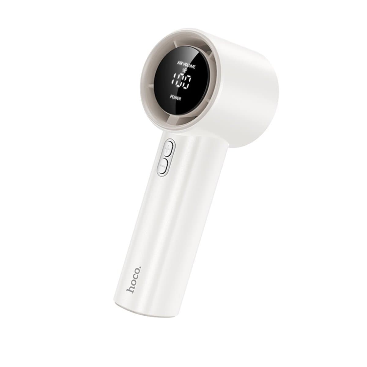 Бездротовий вентилятор HOCO HX64 Hurricane high speed handheld fan 5 швидкостей 3600mAh White