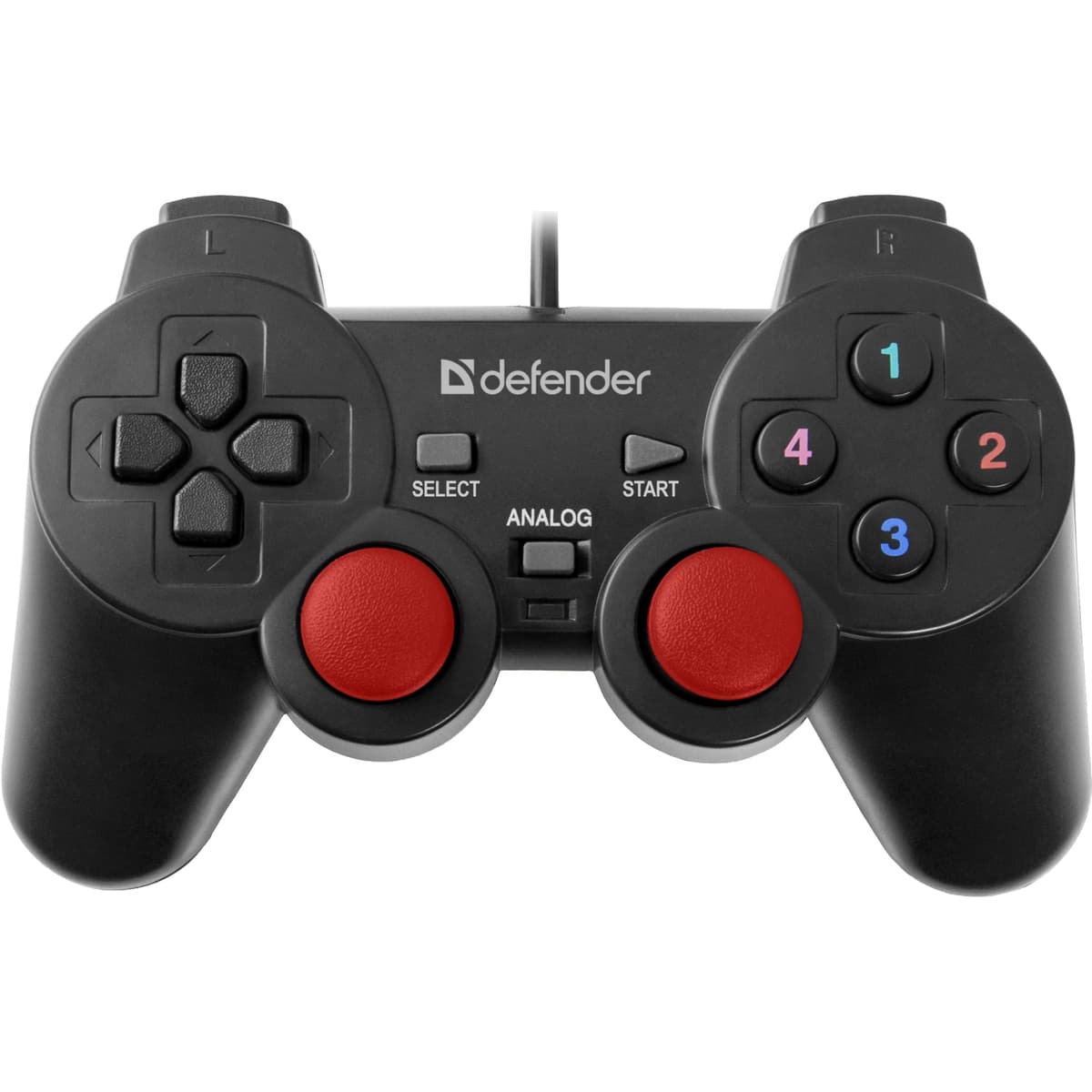 Проводной геймпад джойстик Defender Glyder USB для ПК Black (64399)