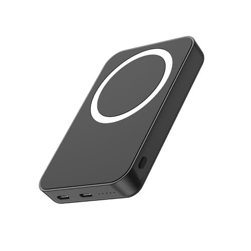 Powerbank павербанк УМБ Aspor A325 MagSafe Battery Pack 5000mAh Type-C/Lightning 20W Black (900141)