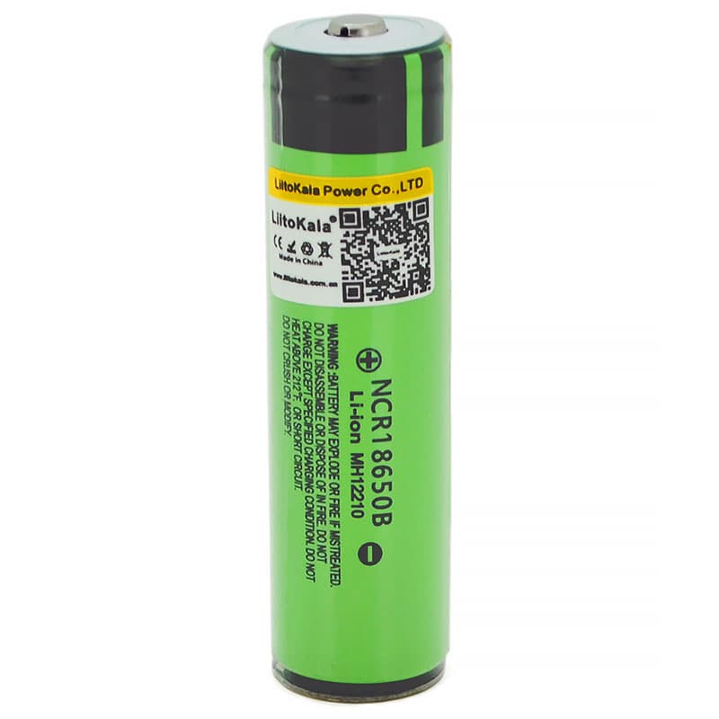 Акумулятор LiitoKala 34B-PCB 18650 3400mAh 3.7V Li-Ion battery 1шт з контролером розряду (34B-PCB)