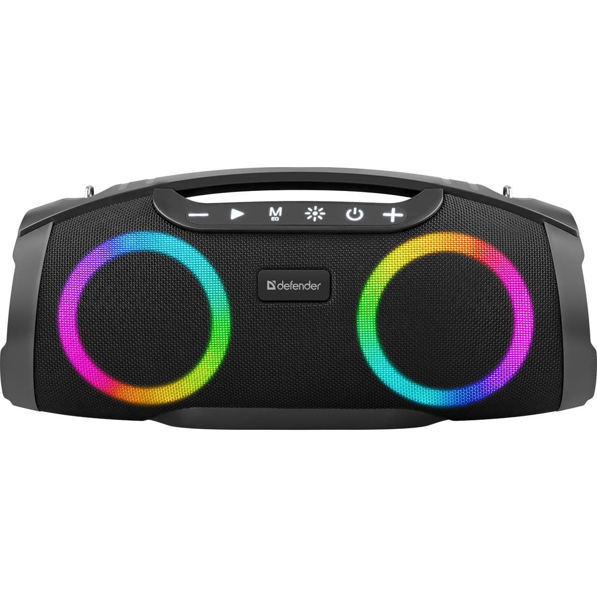 Бездротова портативна колонка Defender Beatbox 30 1.0 30W Bluetooth RGB FM USB TF AUX TWS Black (65231)