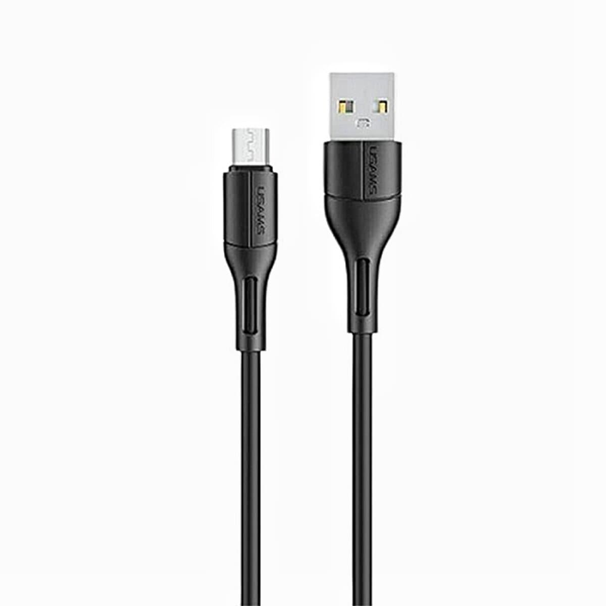 Кабель Usams US-SJ502 U68 USB to Micro-USB Charging Data Cable 1m 2A Black (SJ502USB01)