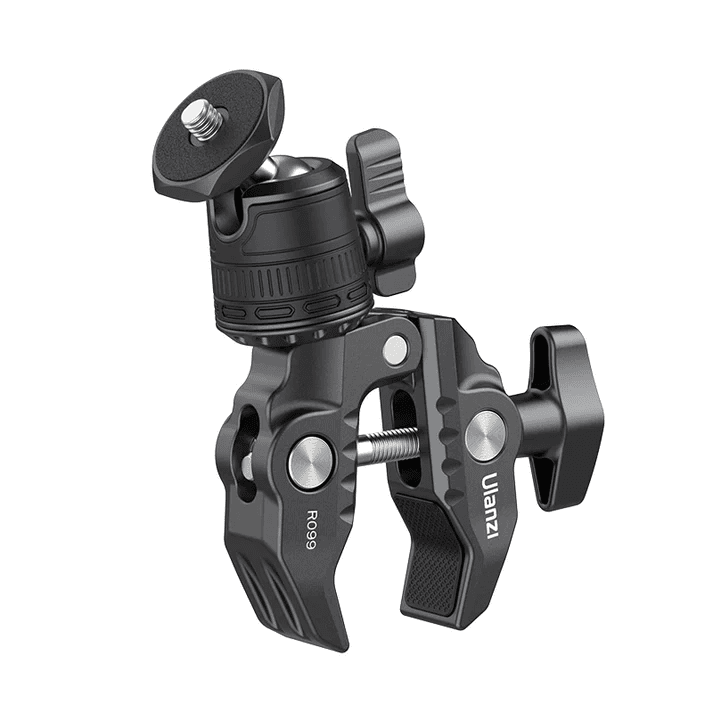 Шарнірне кріплення краб Ulanzi R099 Ball Heads with Clamp 1/4 Black (2993)
