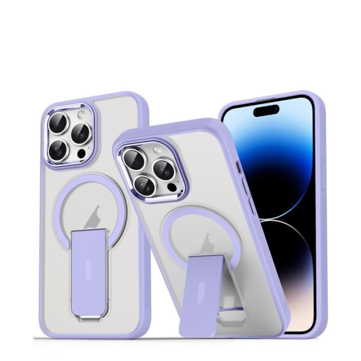 Захисний чохол-накладка Cosmic Magnetic Stand для Apple iPhone 14 Pro Lavender (MagStand14PLavender)