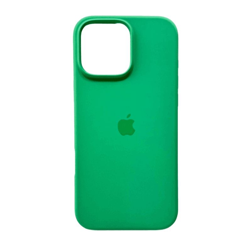 Защитный чехол-накладка Silicone Full Case AA Open Cam для Apple iPhone 16 Pro Max Spearmint (FullOpeAAi16PM-30)
